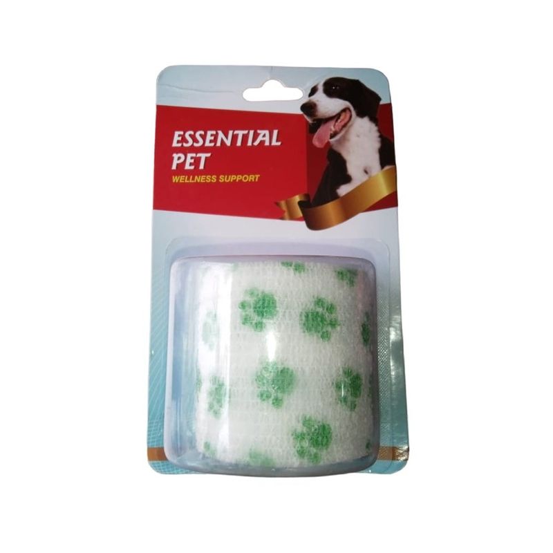 GENERICO - Vendas elásticas autoadhesivas para perros y gatos verde