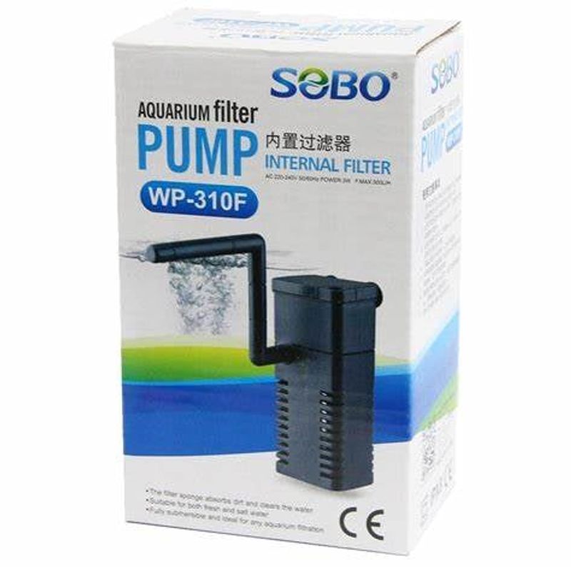 GENERICO - Filtro interno sumergible SOBO para peceras acuarios WP-310F