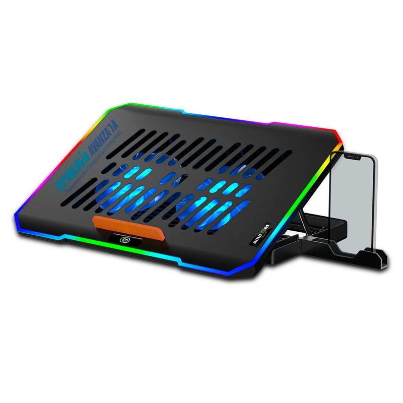 AIRBOOM - Cooler Laptop Gamer Lexus 9 A 17' 5 Niveles Con Base Celular