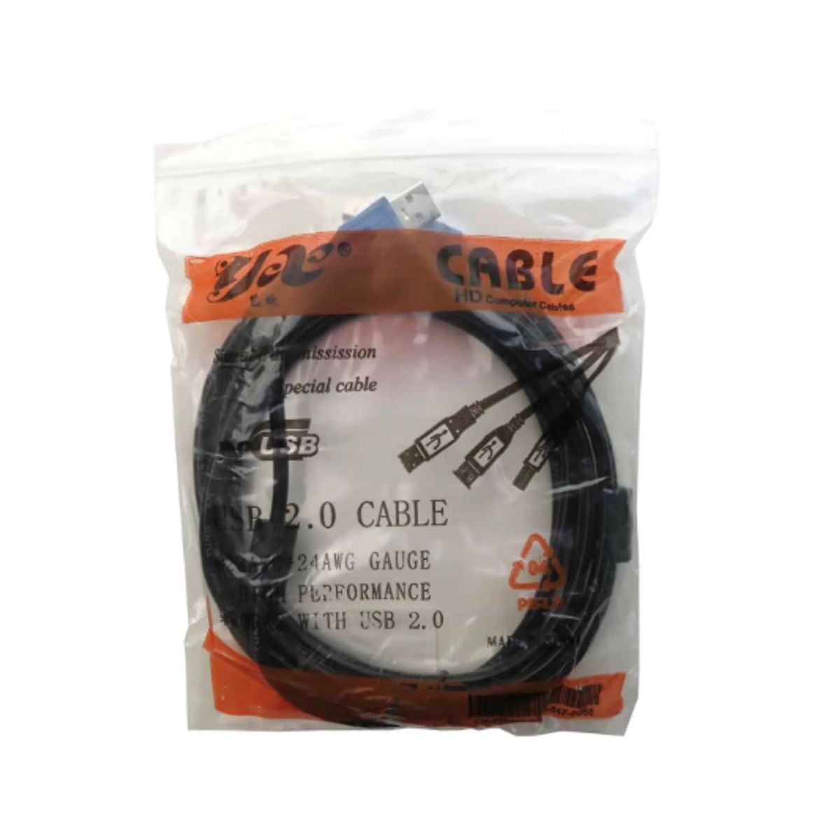 WESTOR - Cable Impresora USB-A macho a USB-B macho 3m AMBM-3M WESTOR