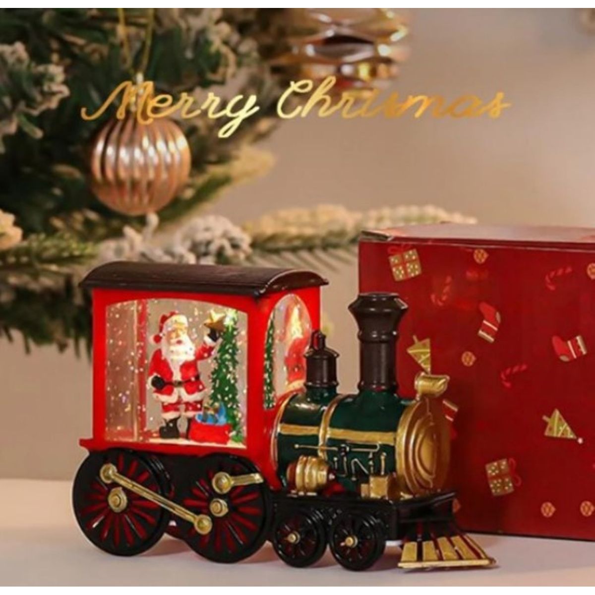 GENERICO - TREN NAVIDEÑO MUSICAL Y CON LUZ A1