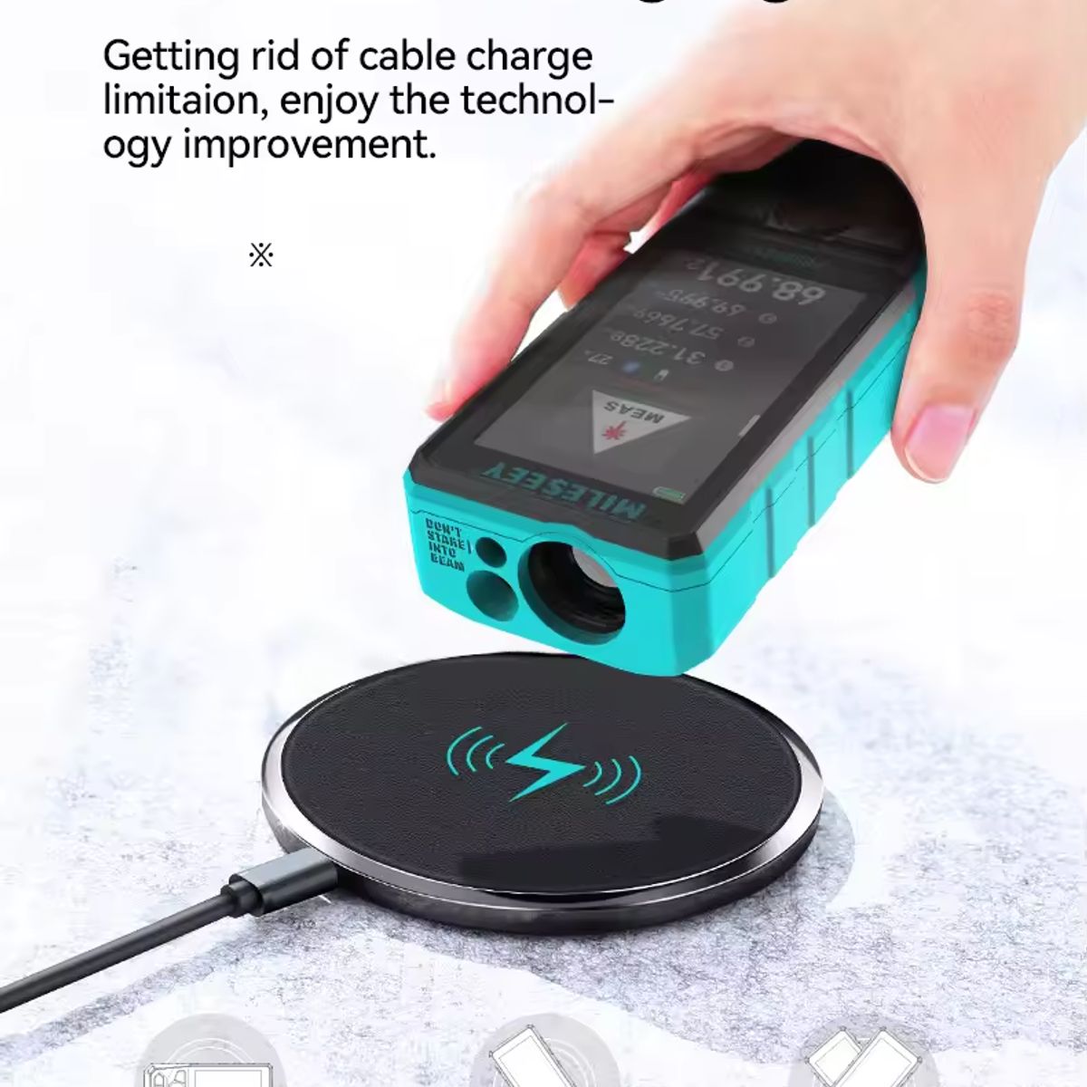 MILESEEY - Medidor Láser Mileseey P9 200m Cámara Zoom Exterior