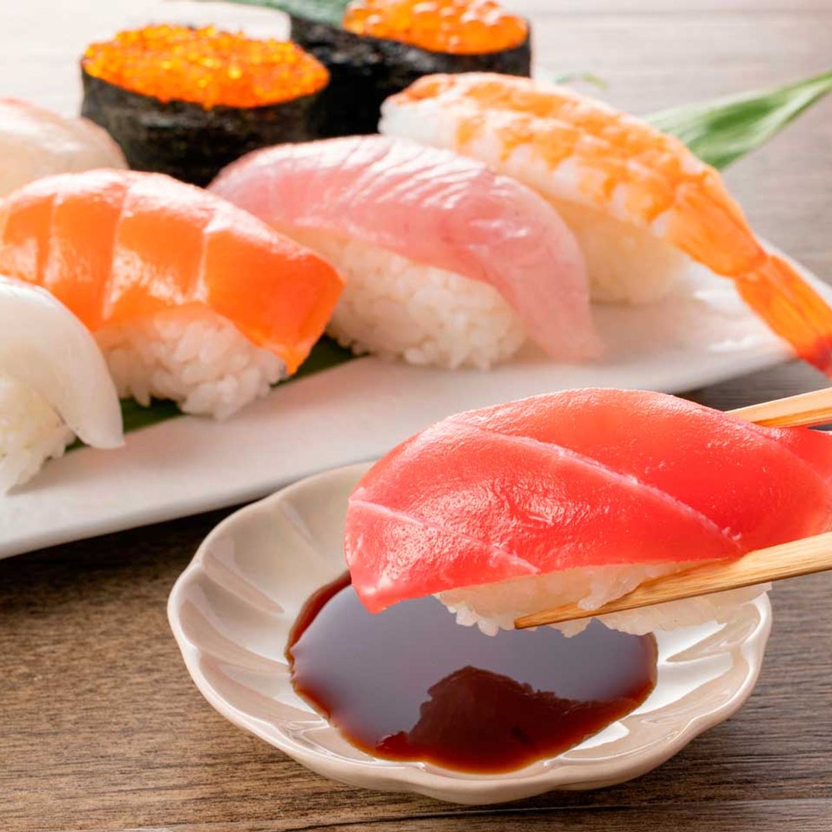 GENERICO - Set Nigiri Basico 4u Molde Vinagre Alga Nori Arroz Glutinoso