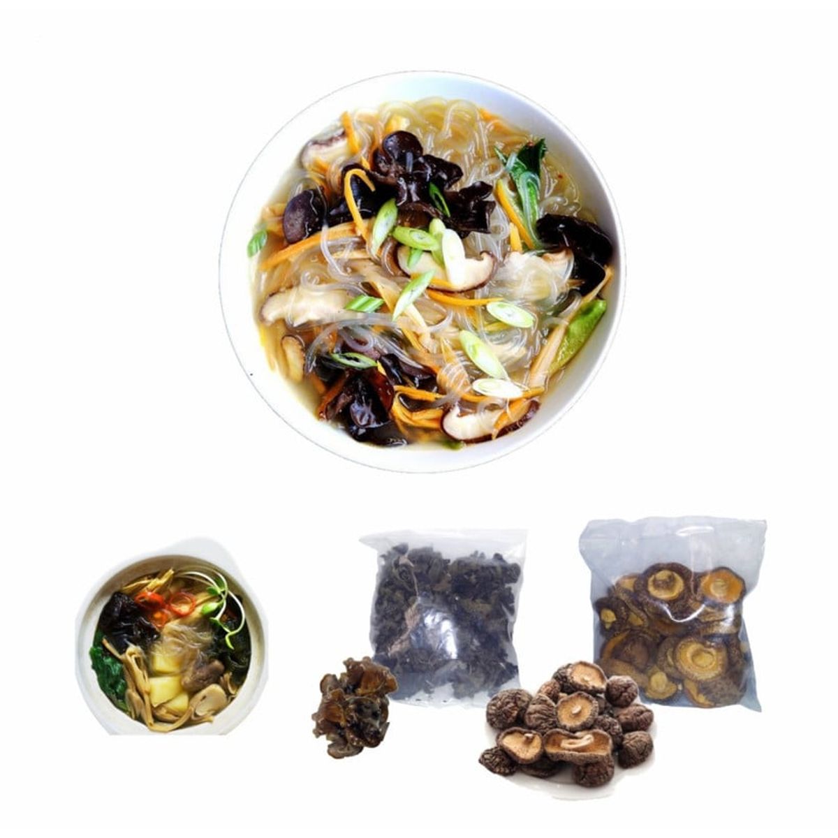 GENERICO - Pack Mixed Oriental 2u Hongo Wenyi y Hongo Shitake