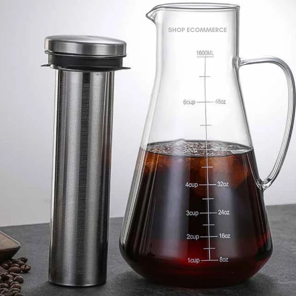 GENERICO - Cafetera cold brew 1600 ml