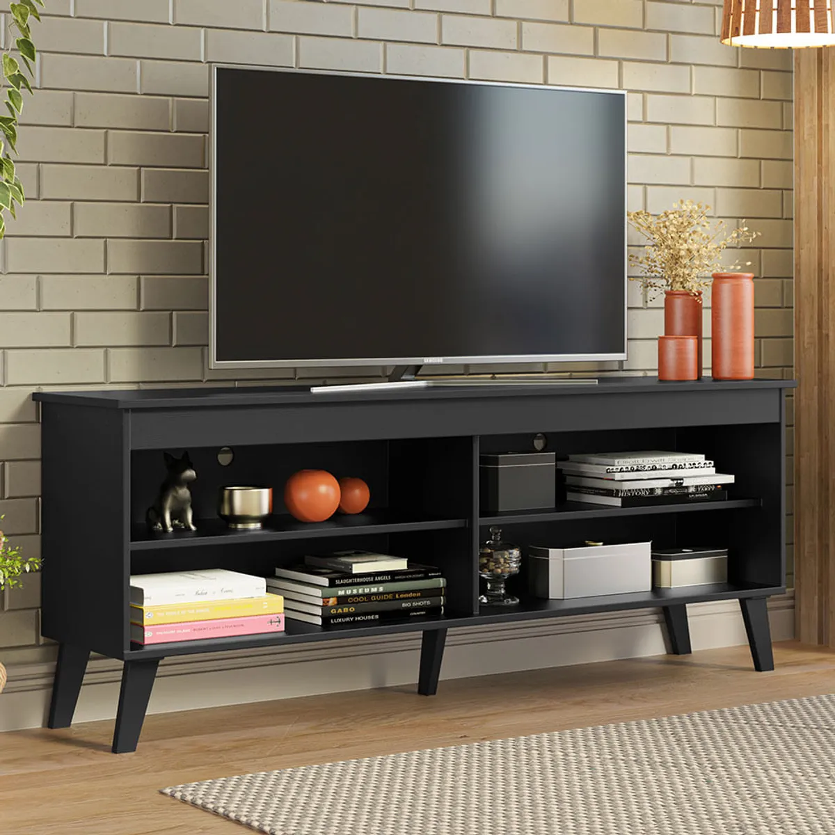 MADESA - Centro de Entretenimiento Mesa para TV Turim Hasta 65 Pulgadas