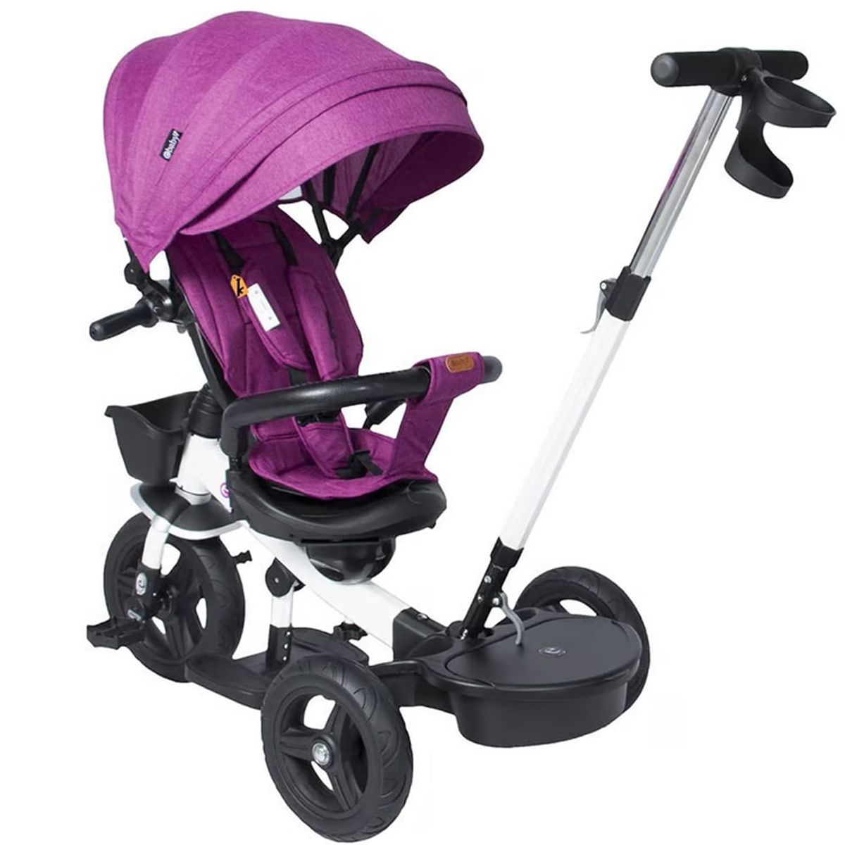 EBABY - Triciclo Guiador Aria 334 Morado Usb/Bluetooth