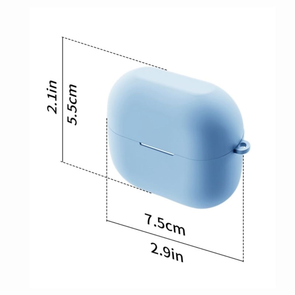 CASE - Funda de Silicona Para Samsung Buds 3 - Celeste