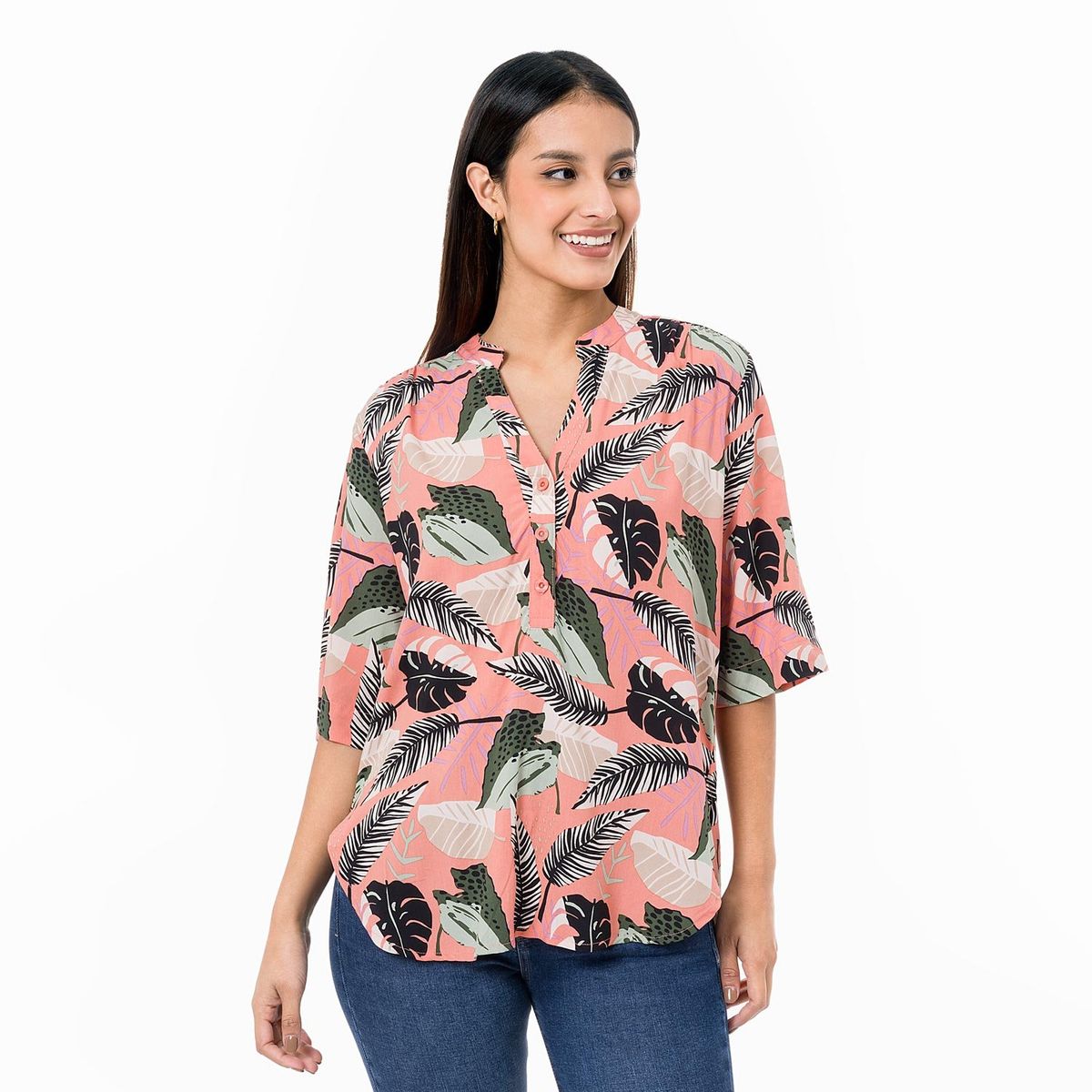 PIONIER - Blusas Popelina Mujer Verenit-S Pionier