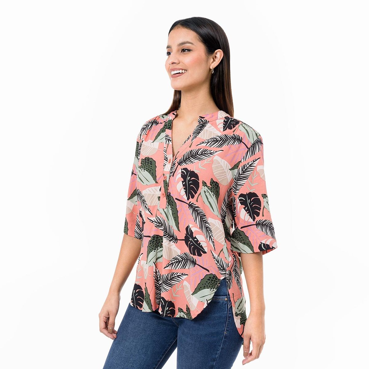 PIONIER - Blusas Popelina Mujer Verenit-S Pionier