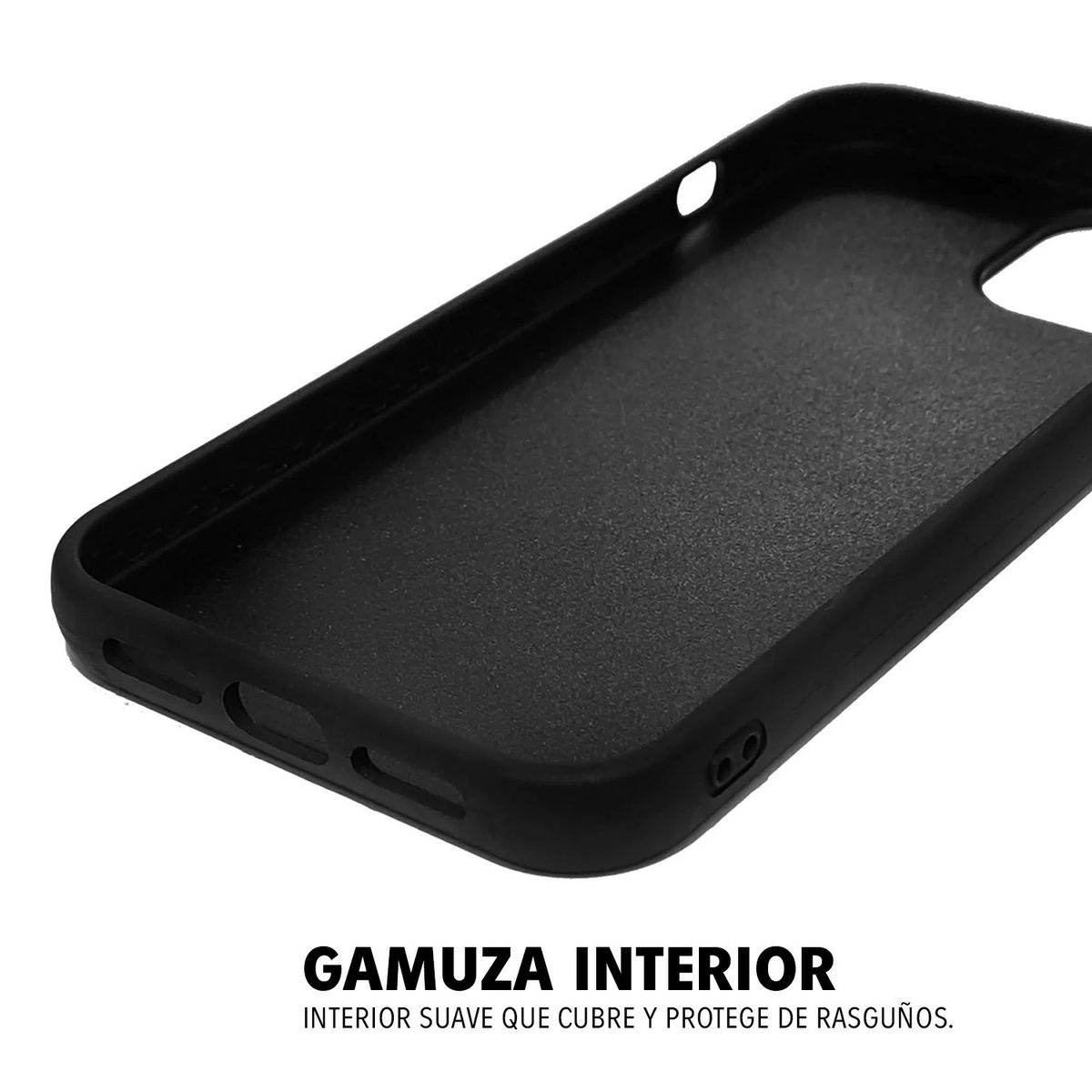 GENERICO - Funda Protector Case POCO F6 PRO - GAMUZA NEGRO