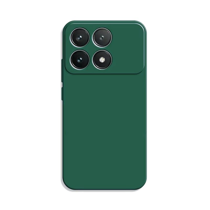 GENERICO - Funda Protector Case POCO F6 PRO - GAMUZA VERDE OSCURO