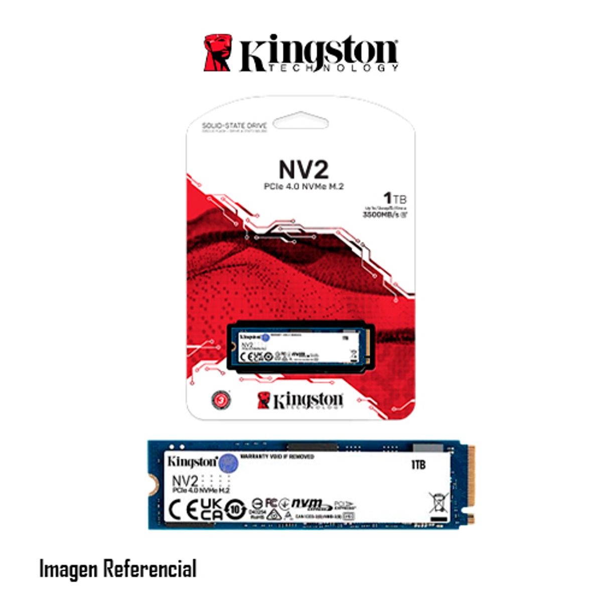 KINGSTON - SSD KINGSTON NV2 NVMe PCIe 40 1000GB M2 2280 PN SNV2S1000G