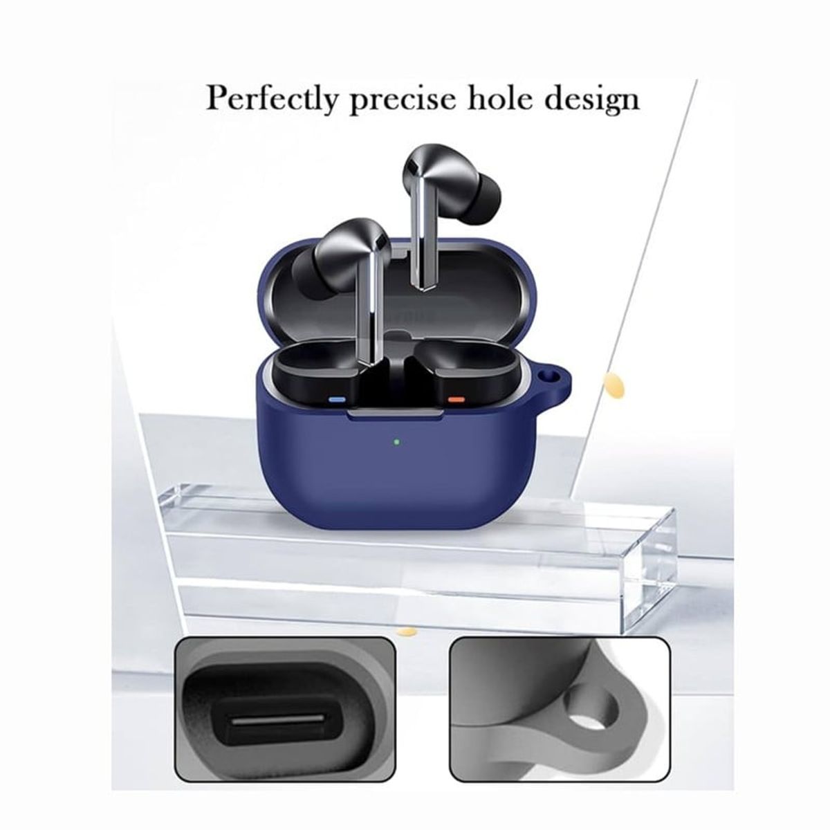 CASE - Funda de Silicona Para Samsung Buds 3 - Azul