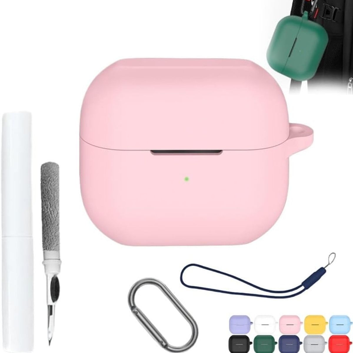 CASE - Funda de Silicona Para Samsung Buds 3 Pro - Rosa