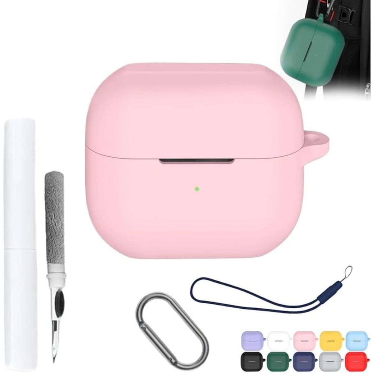 CASE - Funda de Silicona Para Samsung Buds 3 Pro - Rosa