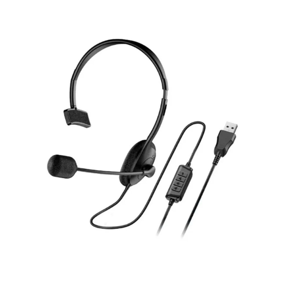 GENIUS - AUDIFONO CON MICROFONO GENIUS HS-100U MONO USB NEGRO P/N: 31710027400