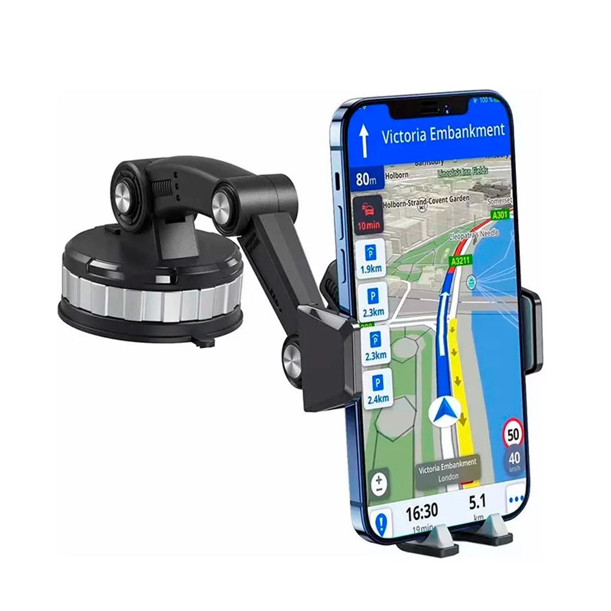 GENERICO - SOPORTE DE CELULAR PARA PARABRISAS O TABLERO AUTO