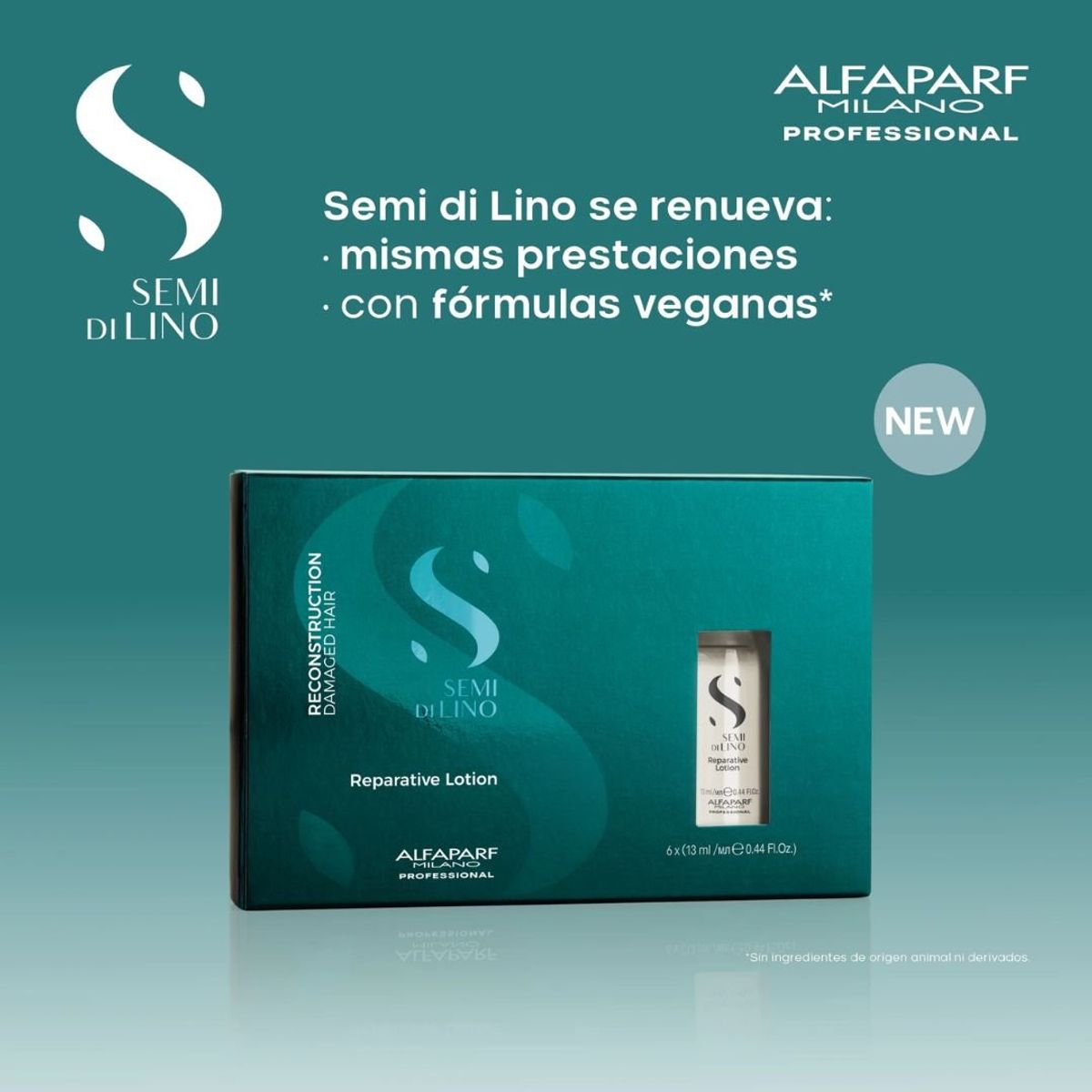 ALFAPARF MILANO - ALFAPARF SEMI DI LINO  Reparative Lotion 6 unidx13ml
