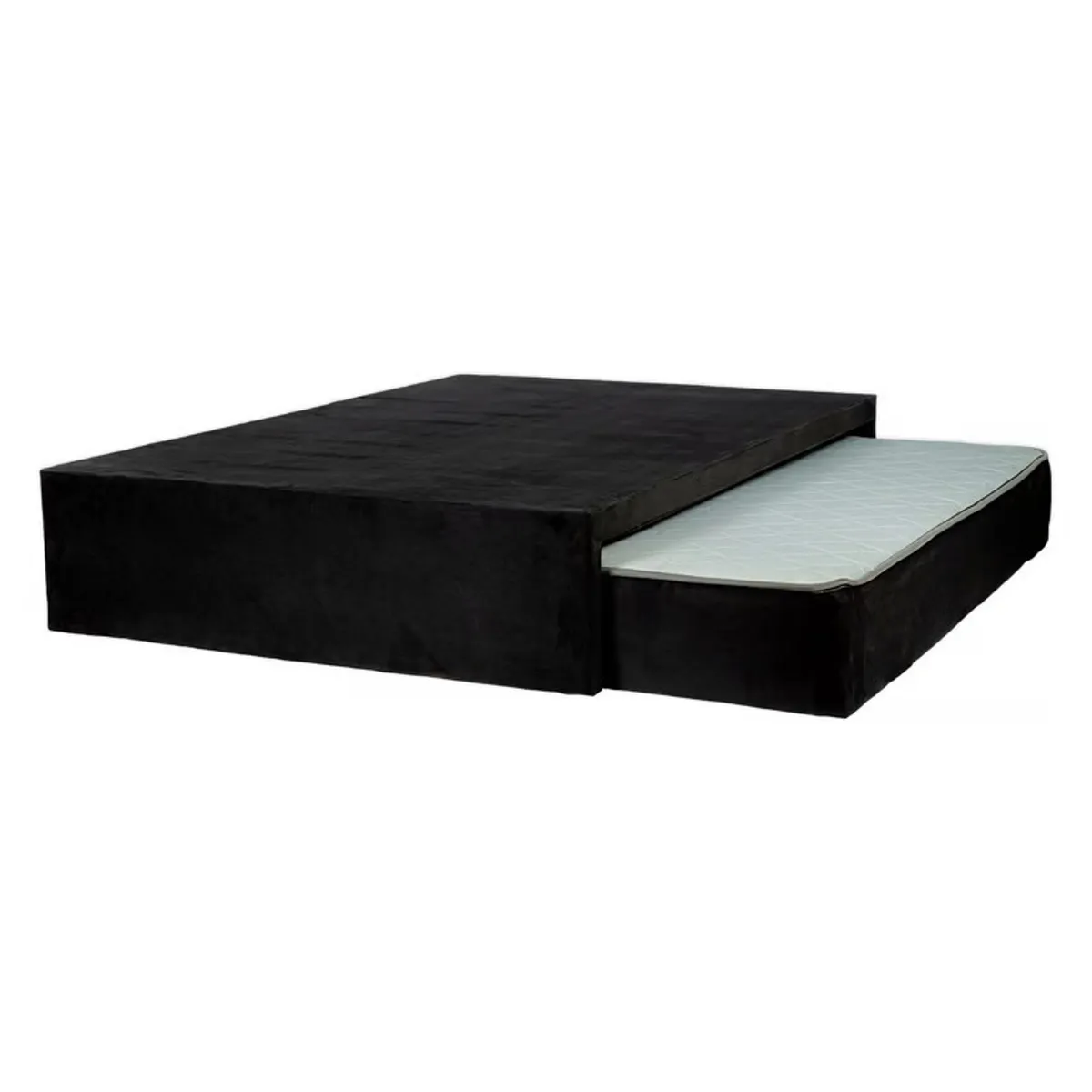 MUEBLES MACRUMO - Cama Diván 2 Plz  (Base Tarima + Cama Auxiliar)
