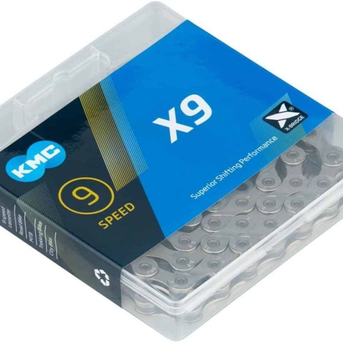 KMC - CADENA DE TRANSMISION PARA BICICLETA KMC X9