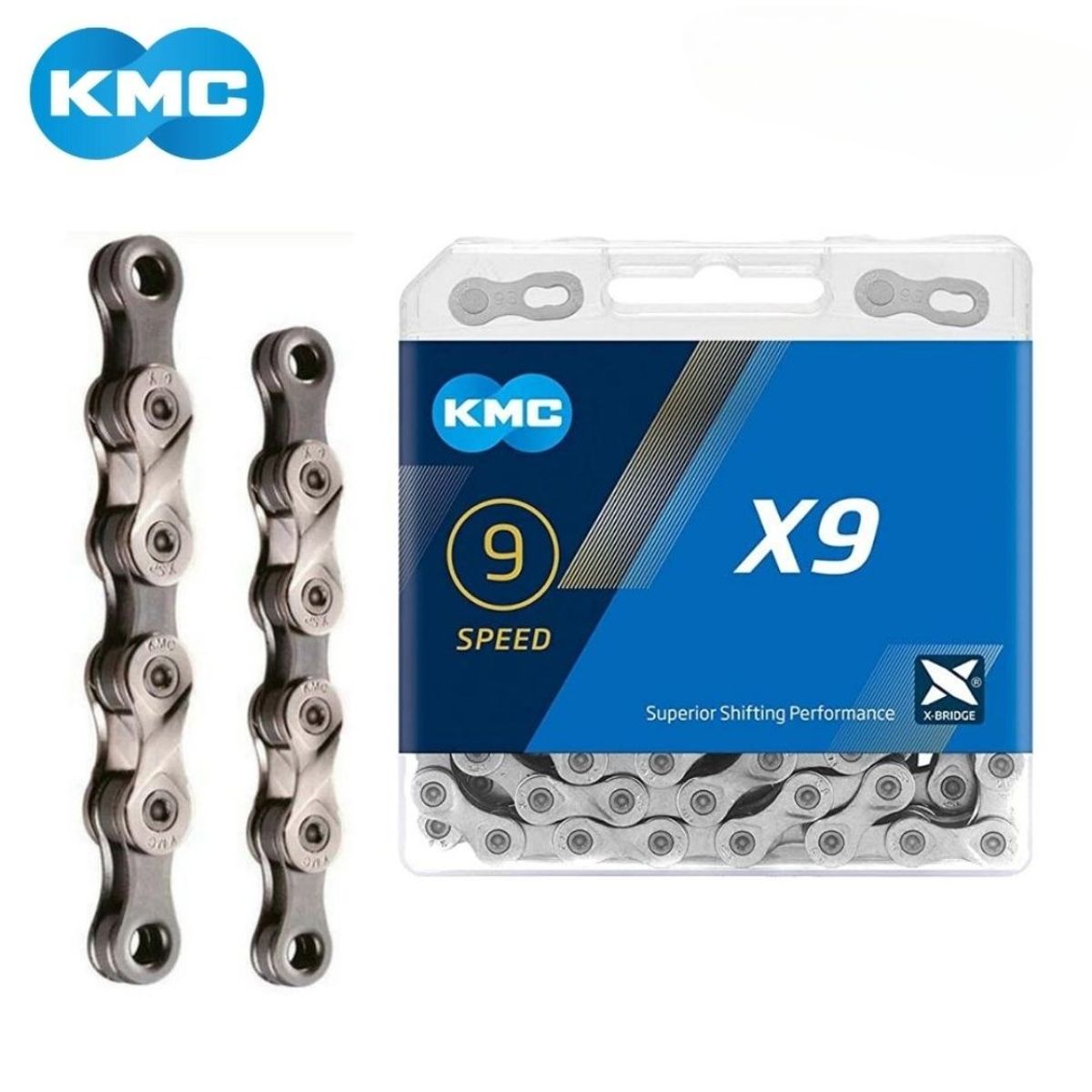 KMC - CADENA DE TRANSMISION PARA BICICLETA KMC X9
