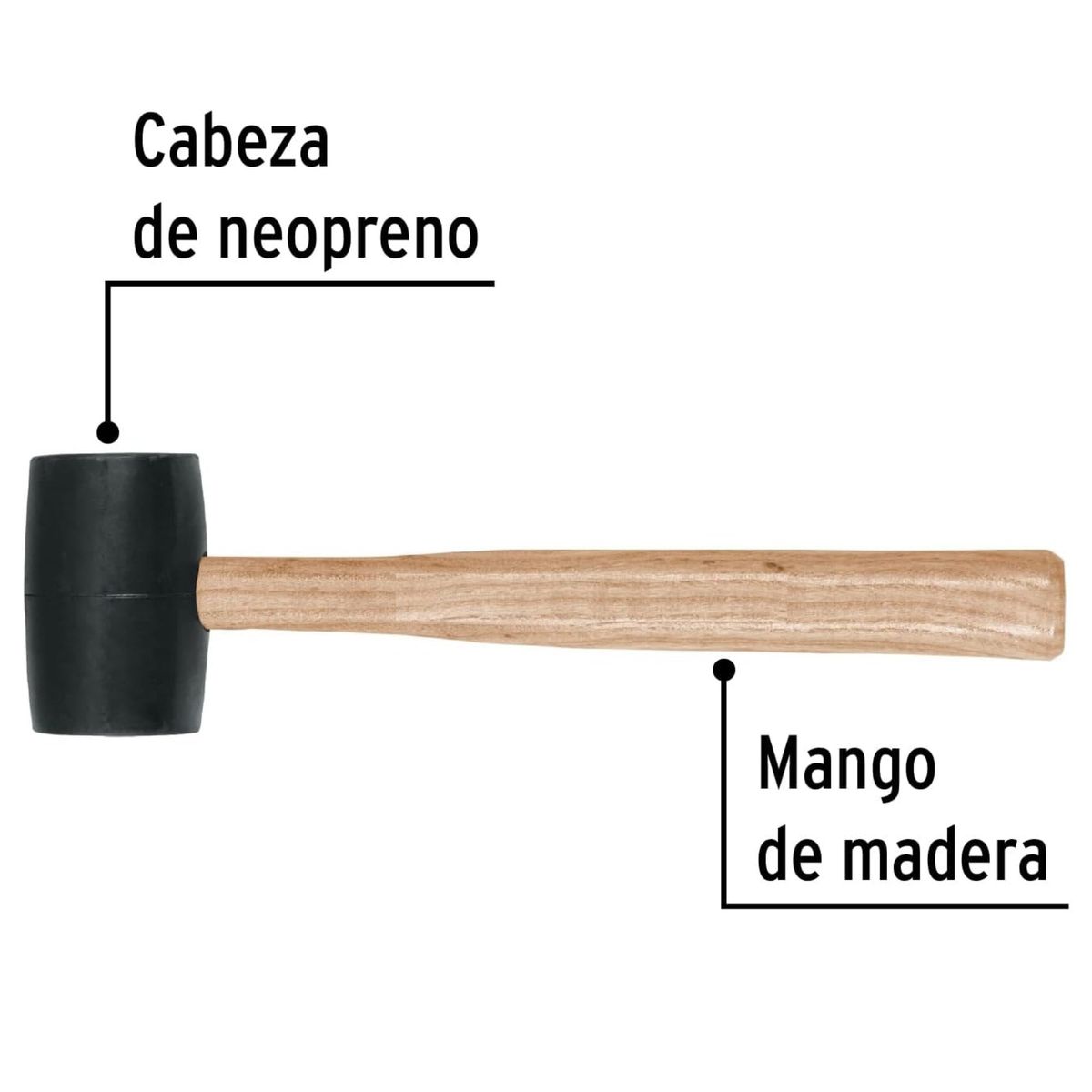 STANLEY - Mazo martillo de Goma 20 Oz Stanley