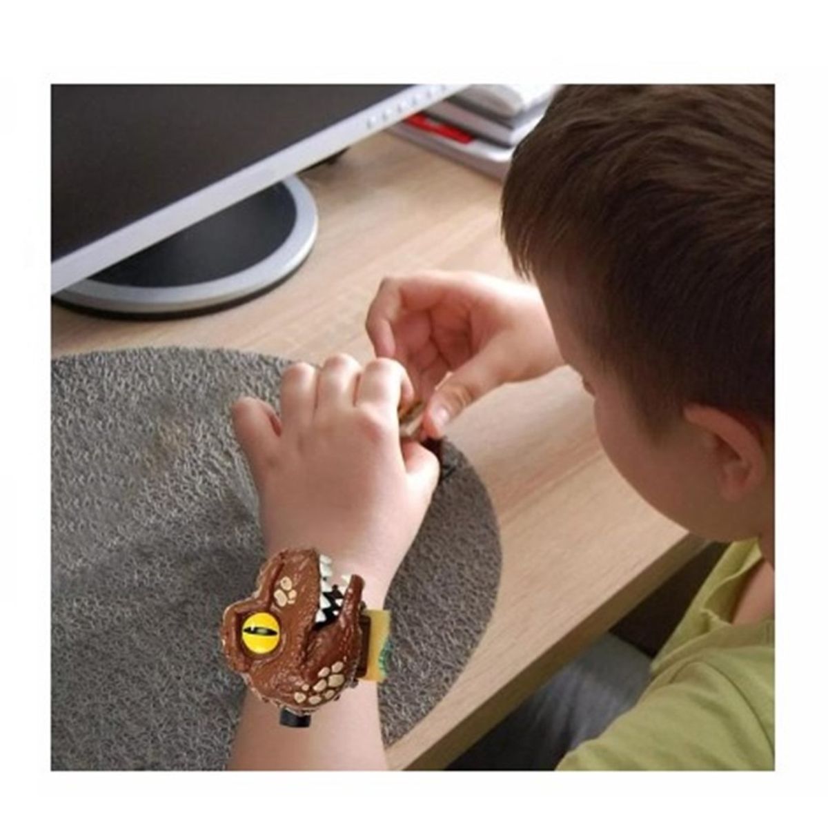 GENERICO - Reloj de proyección de dinosaurio para niños A1