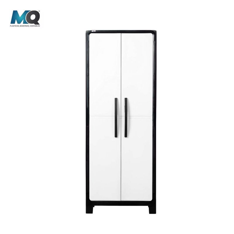 QRUBBER - Armario Multiuso Eclypse Color BlancoNegro 183x70x46cm - MQ