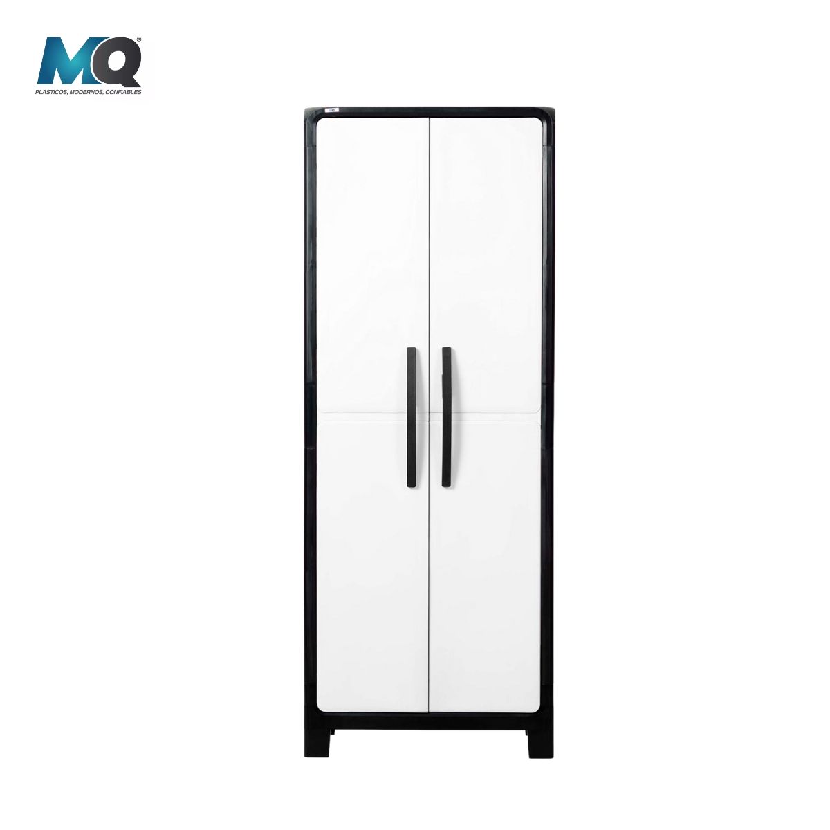 QRUBBER - Armario Multiuso Eclypse Color BlancoNegro 183x70x46cm - MQ