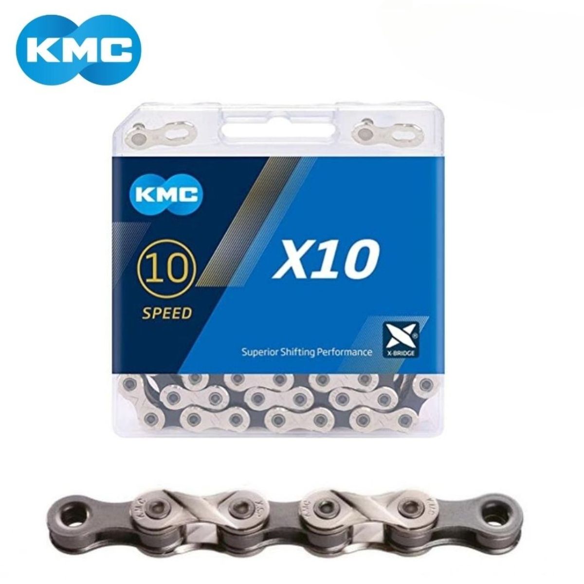 KMC - CADENA DE TRANSMISION PARA BICICLETA KMC X10