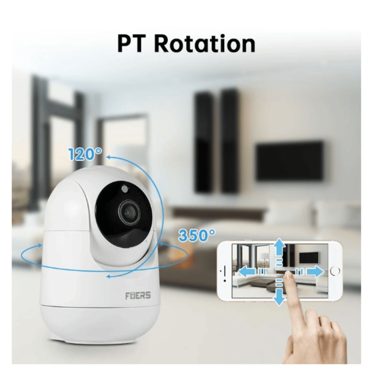 GENERICO - Monitor de Bebé Cámara Ip Wifi 720p Visión Nocturna