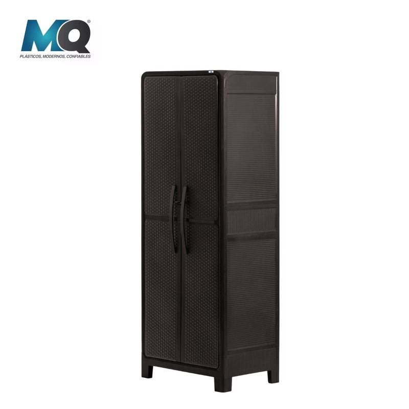 MQ - Armario Multiuso Ferrara Color Café Oscuro 183x70x46cm - MQ