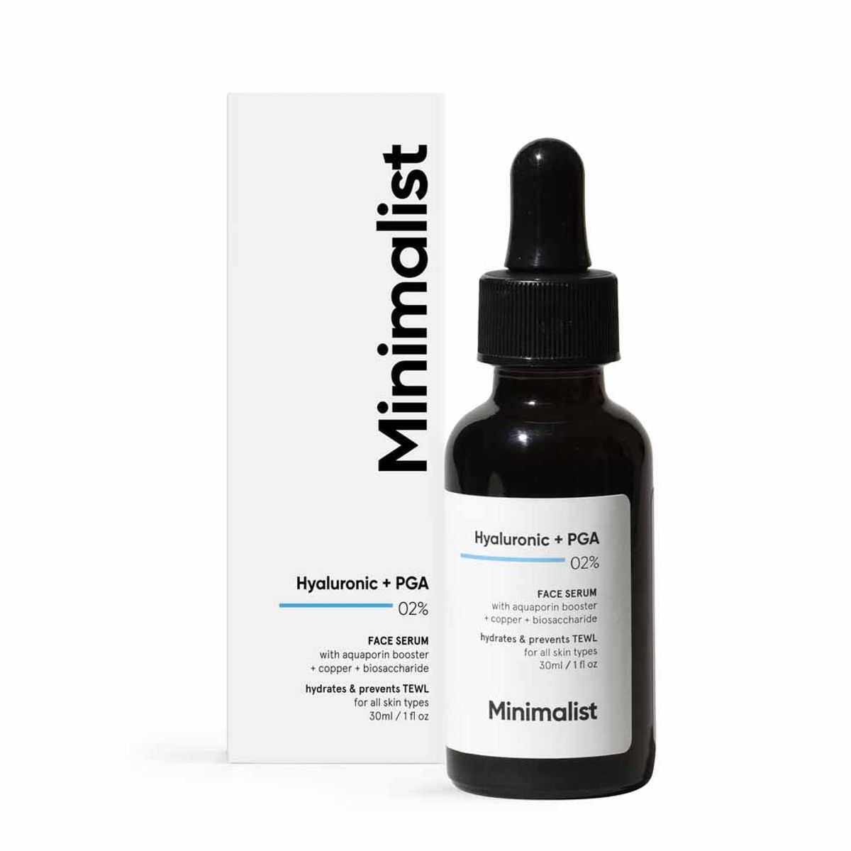 MINIMALIST - Serúm Facial Hyaluronic + PGA 0.2 30ml Minimalist.-