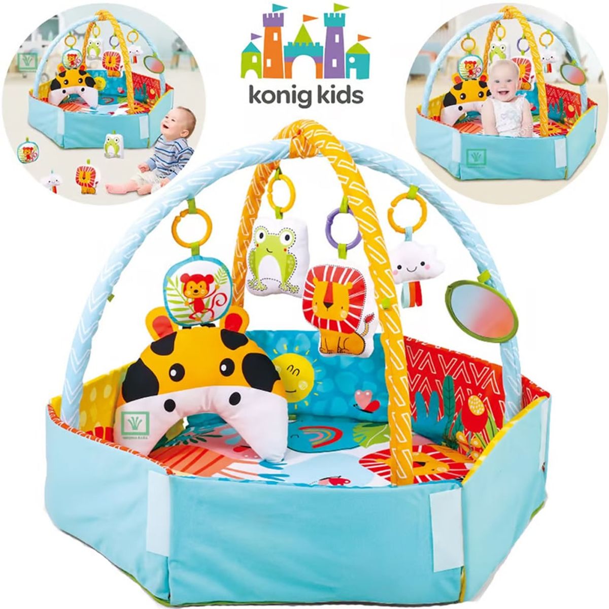 KONIG - Gimnasio Corral 5 En 1 Musical Konig Kids 63599