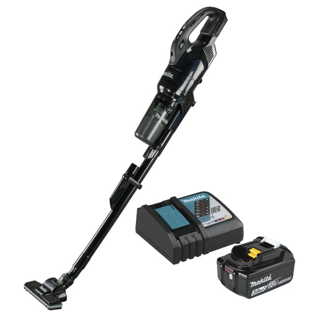 MAKITA - Aspiradora Stick Cyclon Turbo Black Inalamb 18V 4 vel makita