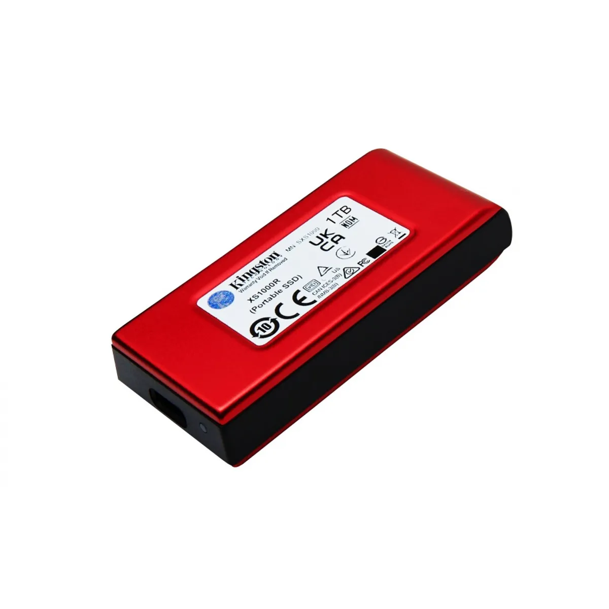 KINGSTON - Disco Solido SSD Kingston XS1000R 1TB Rojo Externo USB 3.2