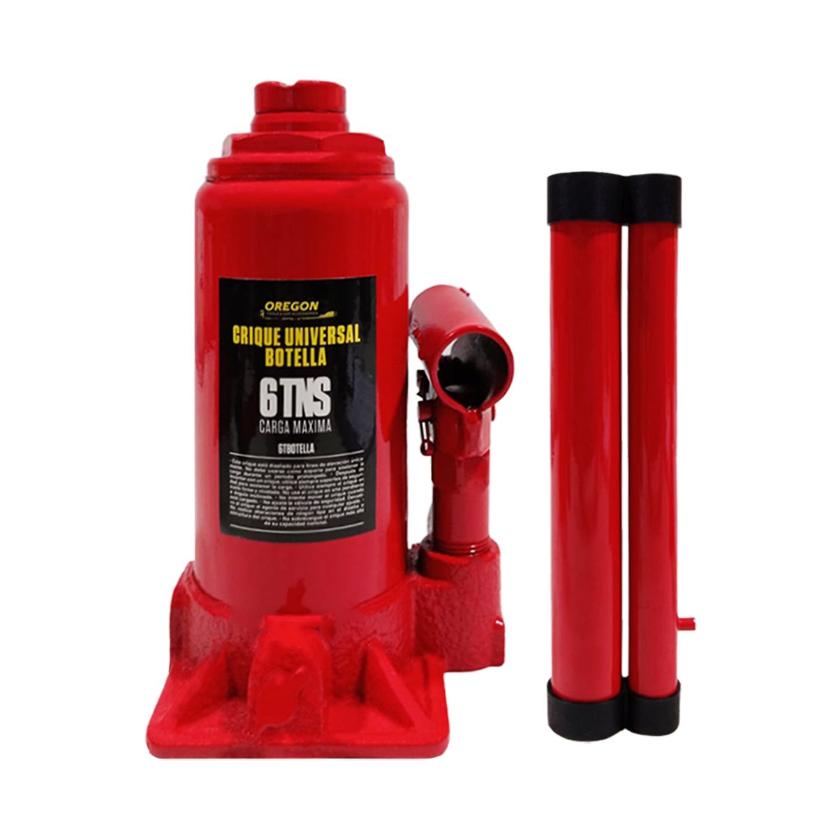 OREGON - Gata Hidráulica Tipo Botella 6 Ton Universal Auto Oregon