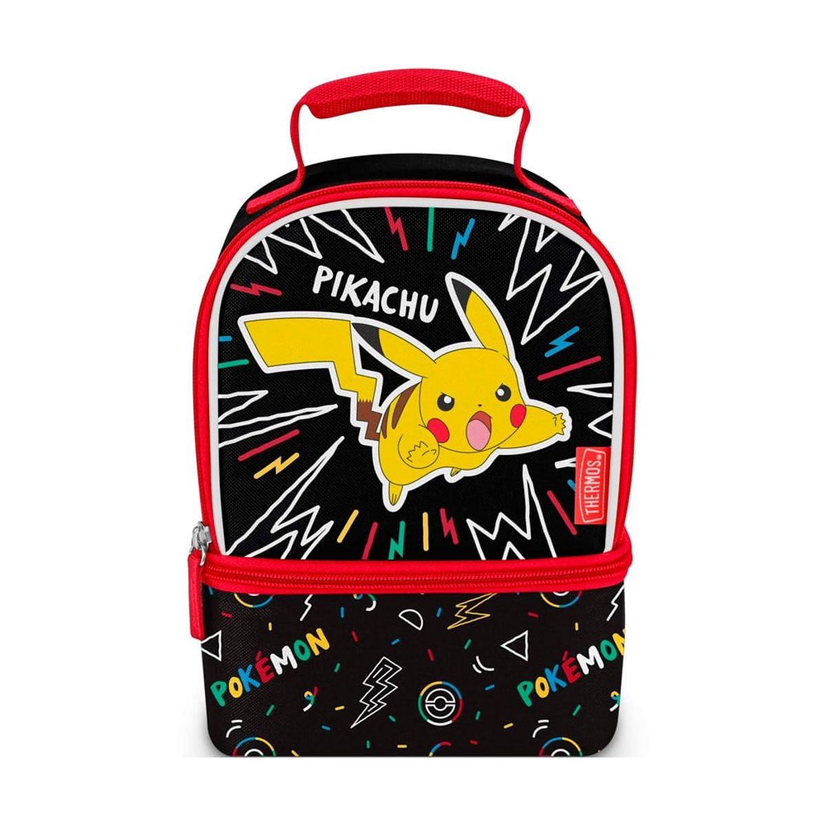 POKEMON - Pokemon Thermos Kit de Almuerzo doble Compartimento Pikachu