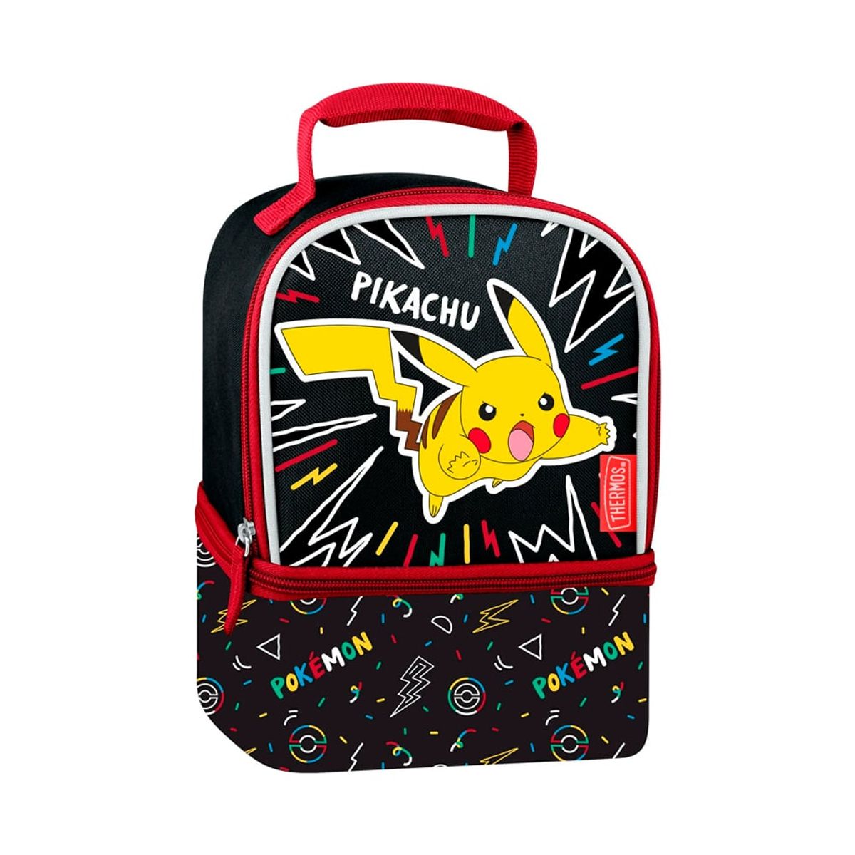 POKEMON - Pokemon Thermos Kit de Almuerzo doble Compartimento Pikachu