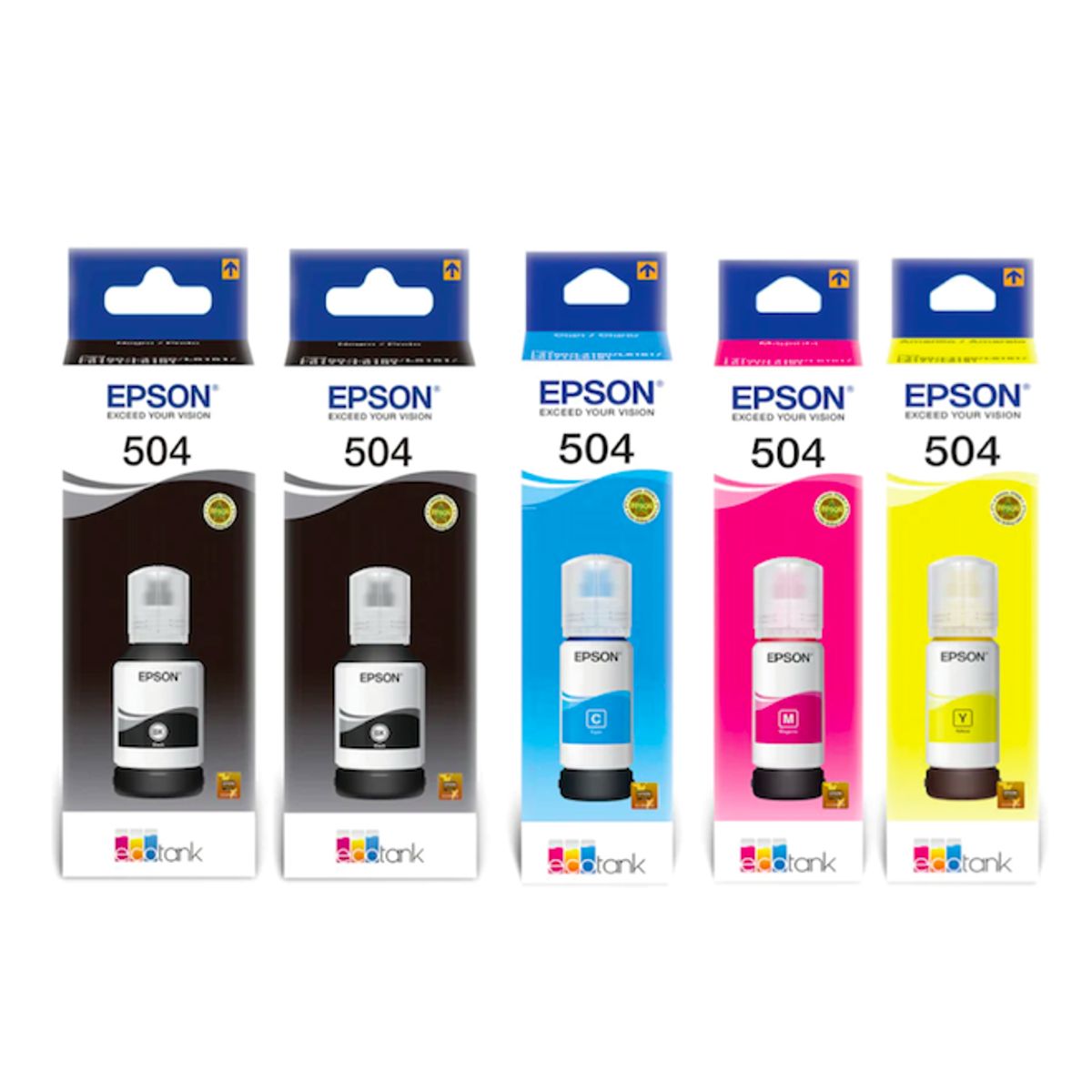 EPSON - SUPER KIT DE 5 TINTAS EPSON 504
