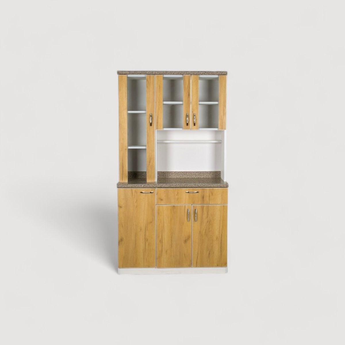 MUEBLES MACRUMO - Repostero de 100cm - Color arena - Armado