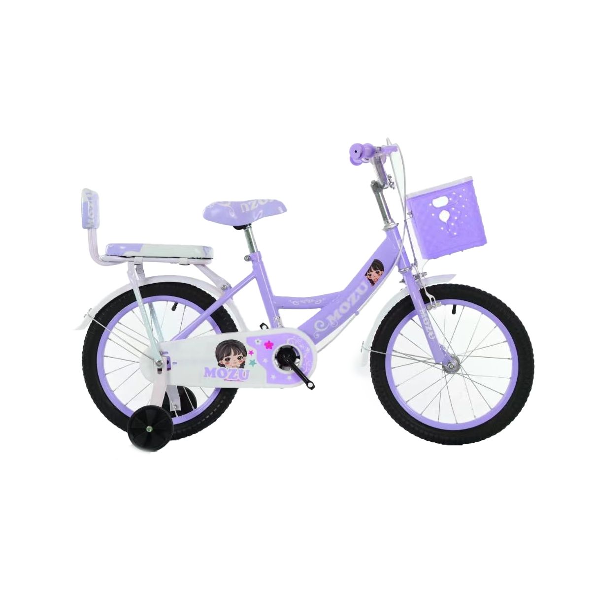 GENERICO - Bicicleta Para Niña Infantil Kids Aro 16 Doble Asiento MoraT