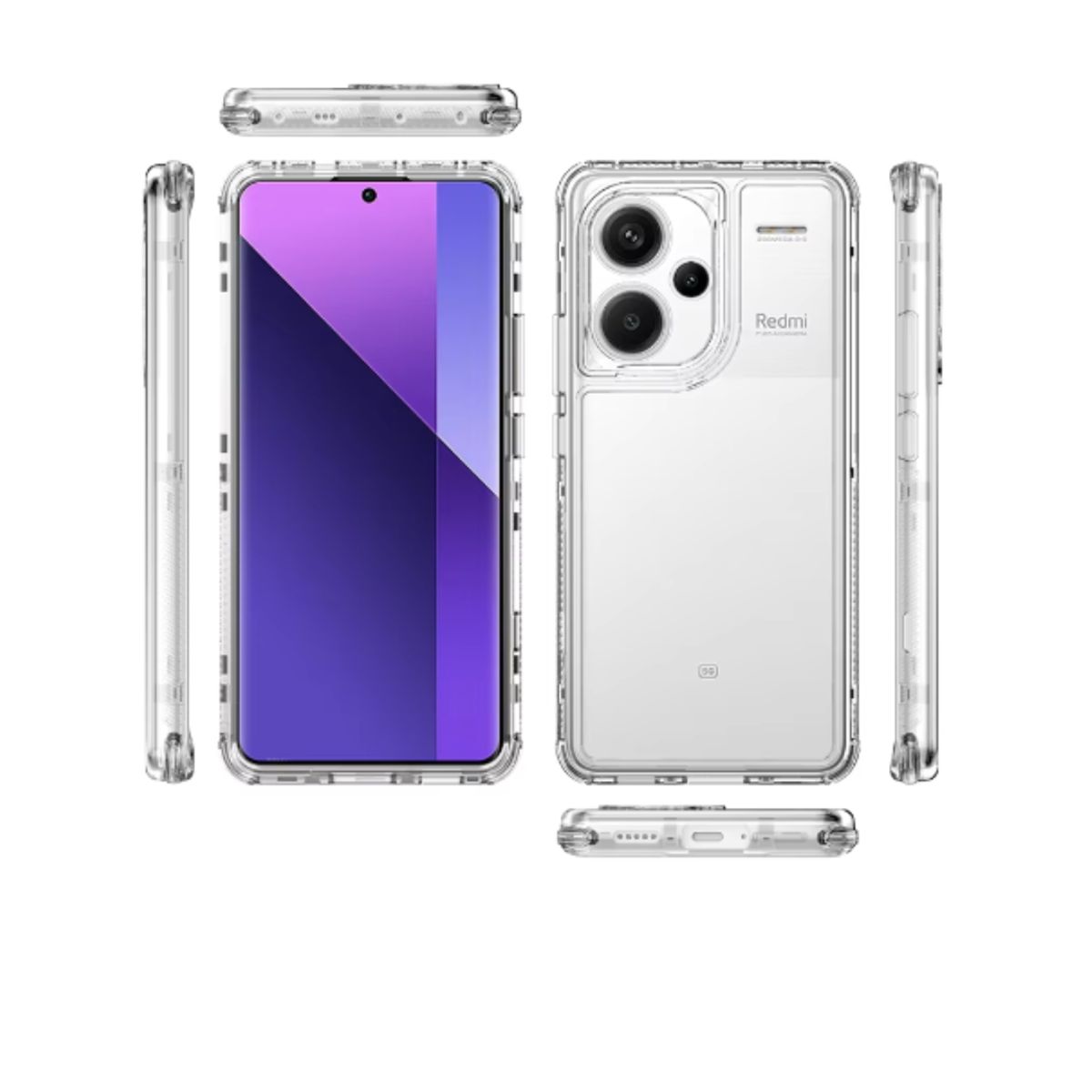 SPACE - CASE SPACE 360 NOTE 13 PRO PLUS 3 EN 1 ANTY SHOCK