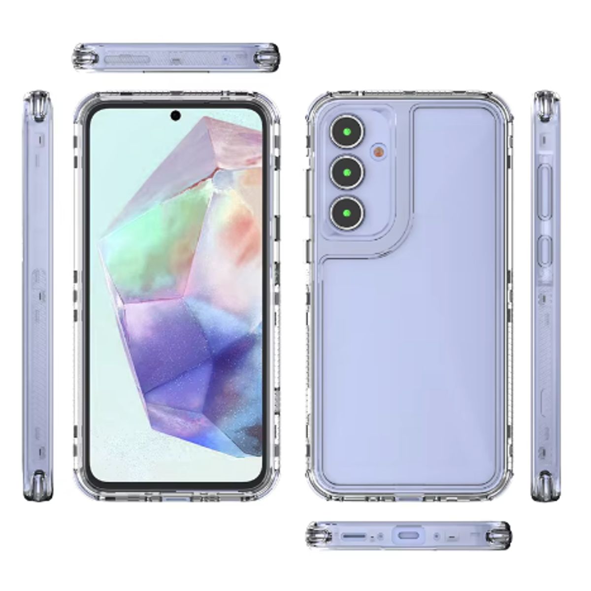 SPACE - CASE SPACE 360 SAMSUNG  A55 3 EN 1 ANTY SHOCK