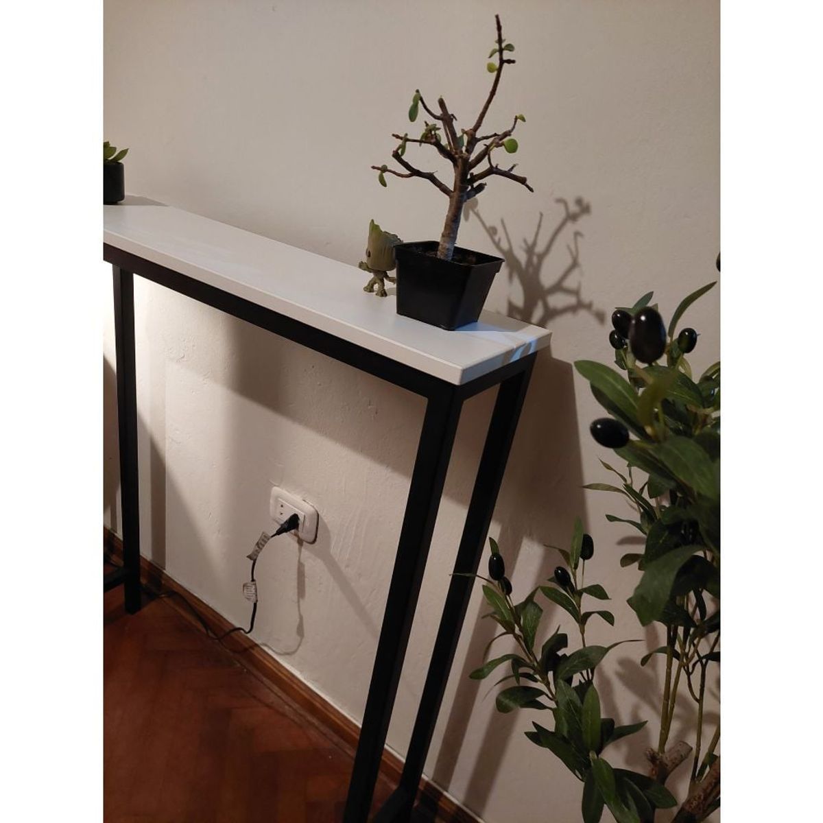 GENERICO - Recibidor industrial blanco 80x20x93