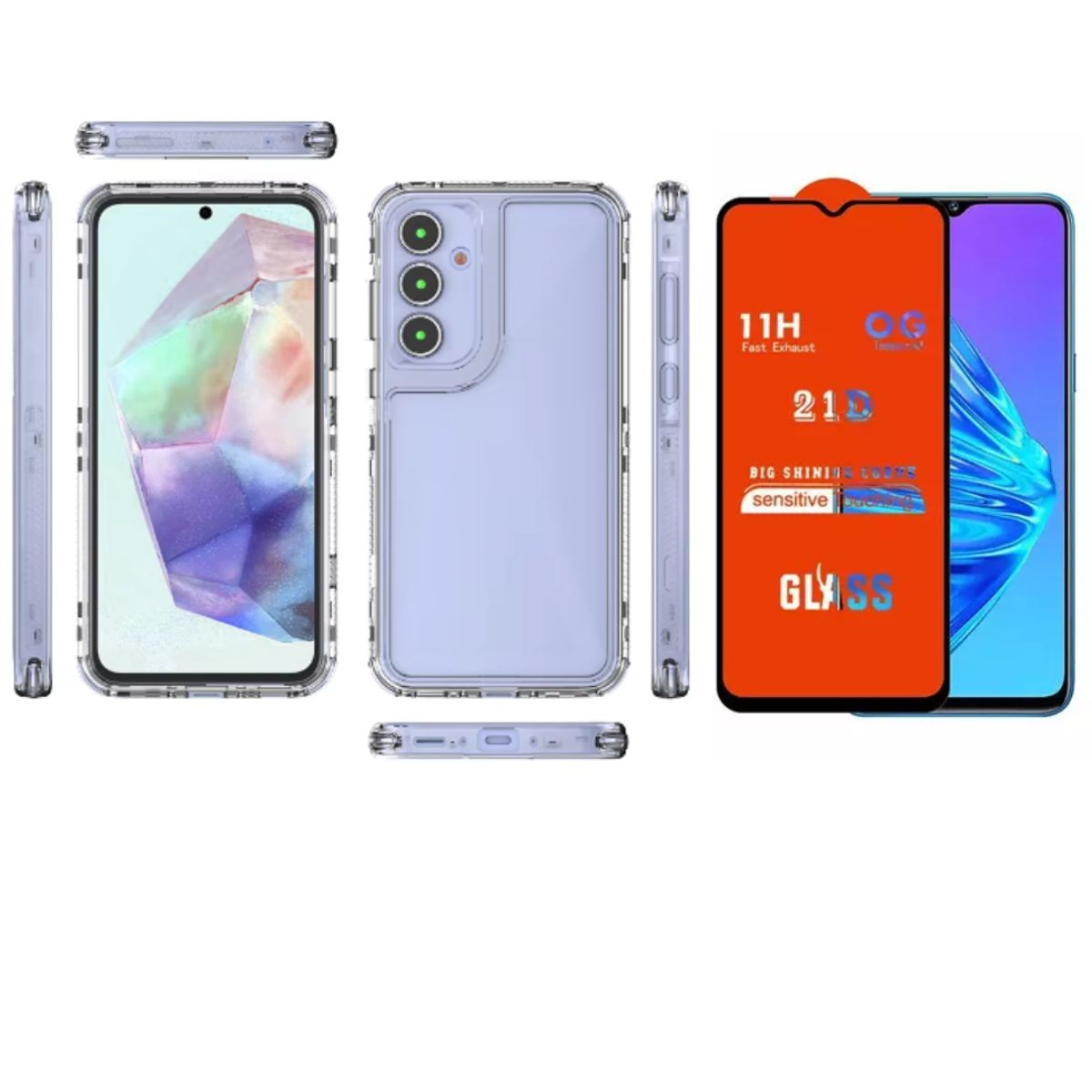 SPACE - CASE SPACE 360 SAMSUNG  A25 3 EN 1 ANTY SHOCK + MICA VIDRIO