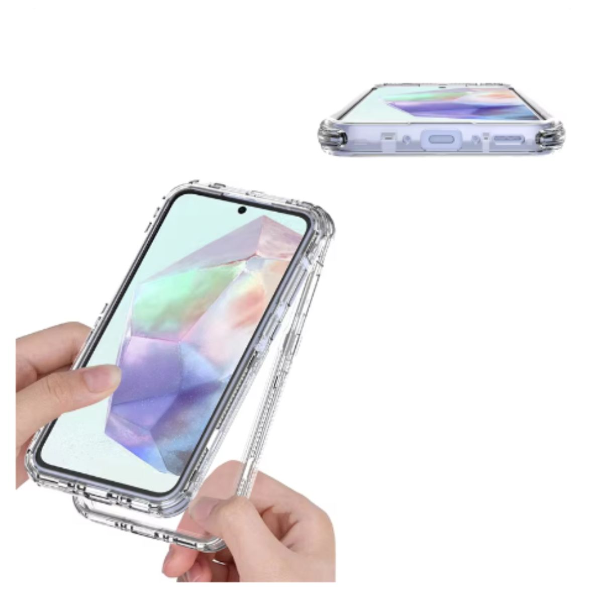 SPACE - CASE SPACE 360 SAMSUNG  A25 3 EN 1 ANTY SHOCK + MICA VIDRIO
