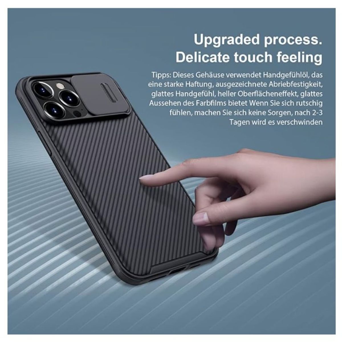 NILLKIN - Case Nillkin Camshield Funda IPhone 15 Pro Max  -Negro