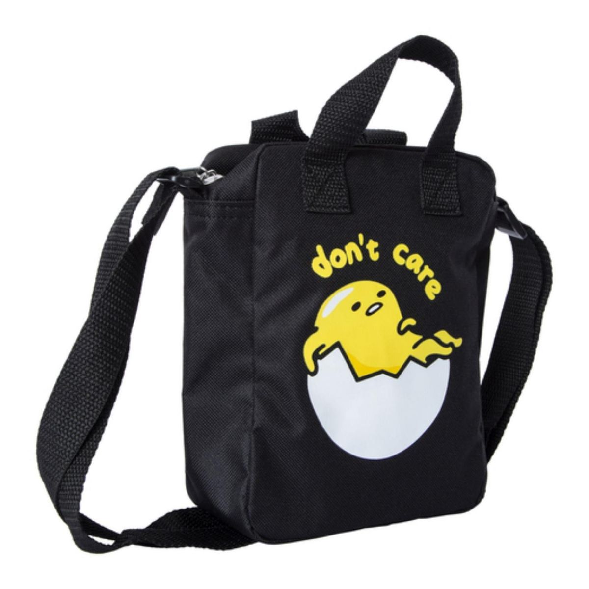 SANRIO - Crossbody de Nylon Gudetama Sanrio - Negro